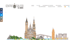 Desktop Screenshot of centrogalegodelondres.com